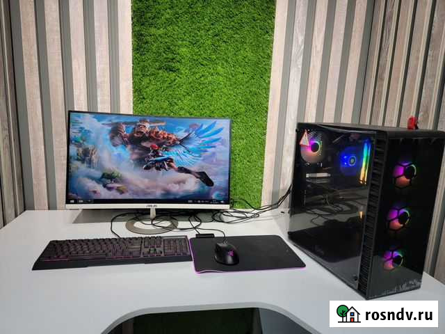 Игровой I5-10400F/16gb DDR4/ssd120gb/GTX1050ti-4gb Воронеж - изображение 1