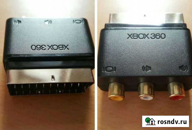 Переходник RCA на scart для Xbox 360 Омск - изображение 1