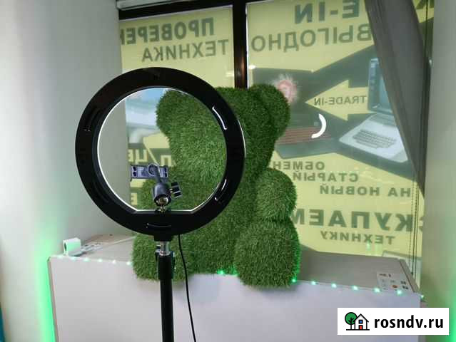 Кольцевая лампа со штативом 27см Калининград - изображение 1