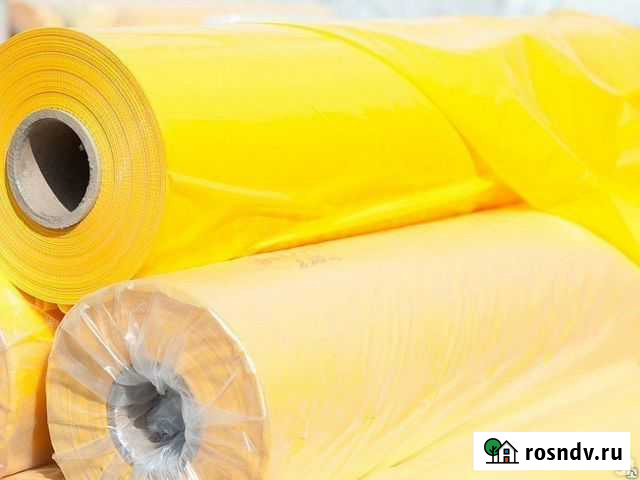 Пленка тепличная желтая 6М*50М 100 микрон Красноперекопск - изображение 1