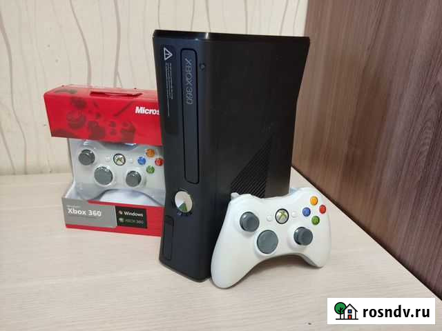 Прошитый Xbox 360S 500Gb+куча игр Томск - изображение 1