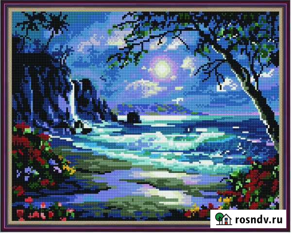 Алмазная вышивка 40*50 прибой 10392 Улан-Удэ - изображение 1