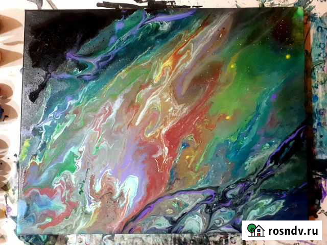 Картина маслом на холсте  Без названия Валдай - изображение 1