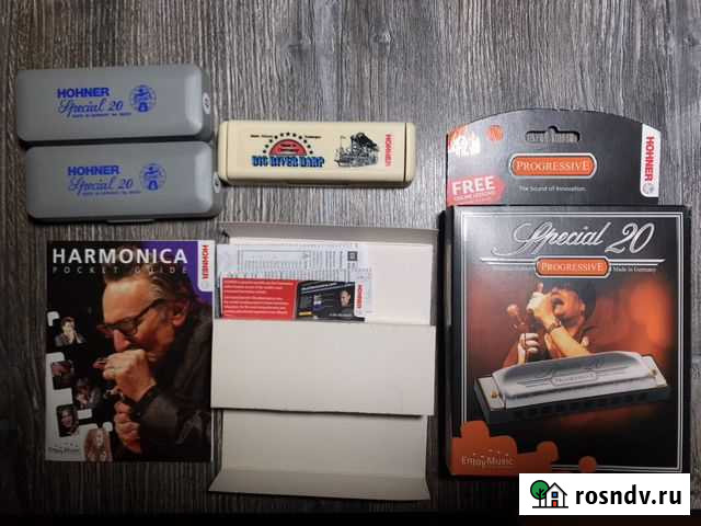 Губные гармошки Hohner Special 20 и Big River Harp Глазов - изображение 1