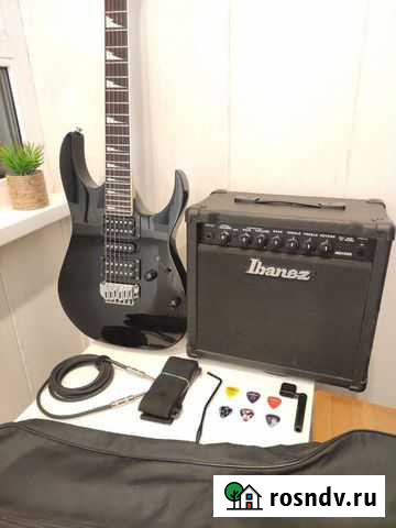 Электрогитара Ibanez grg170 +комб Ibanez 15вт +к-т Санкт-Петербург - изображение 1