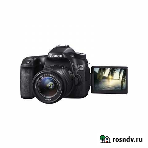 Продаю зеркалку Canon EOS 70D Kit Краснодар - изображение 1