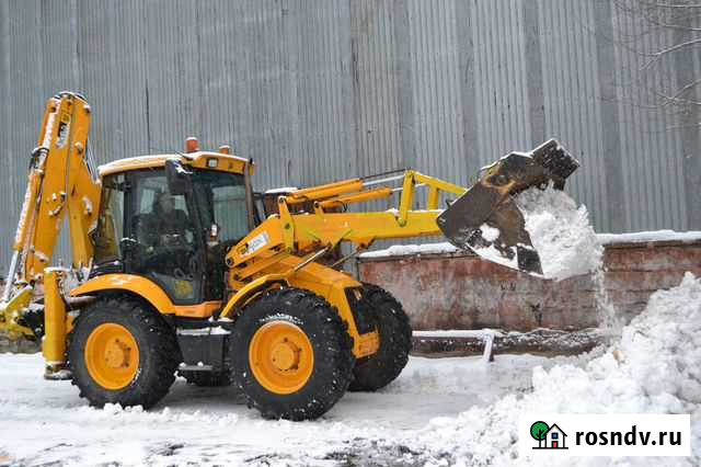 Услуги Экскаватор-погрузчик. Уборка снега Йошкар-Ола - изображение 1