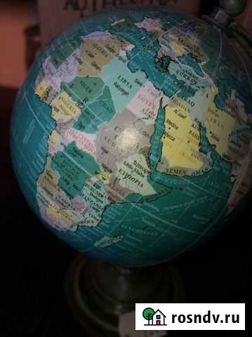 Глобус сувенирный голубой Краснодар - изображение 1