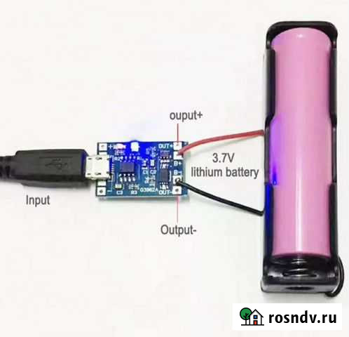 Плата бмс USB Micro TP4056 li-ion 3.7 v Сочи - изображение 1