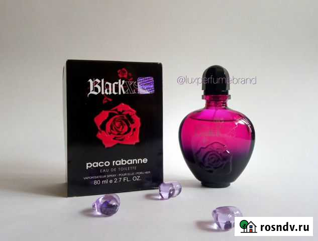 Женская туалетная вода Paco Rabanne Black XS 80 мл Краснодар - изображение 1