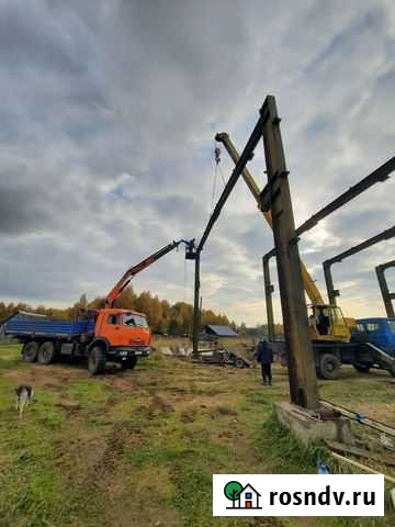 Услуги кран манипулятор 6 тонн автовышка 10 метров Переславль-Залесский - изображение 1