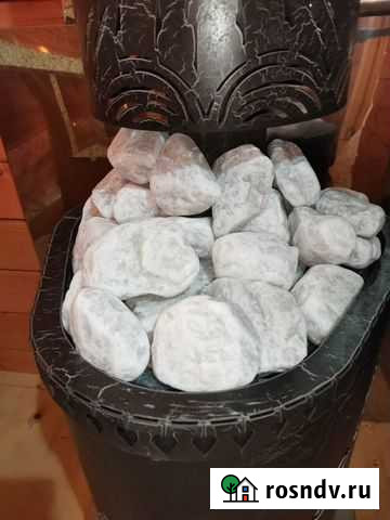 Камень кварц белый для бани Новосибирск - изображение 1