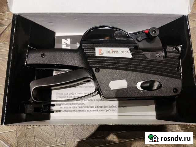 Этикет пистолет Blitz S10A новый Тельмана - изображение 1