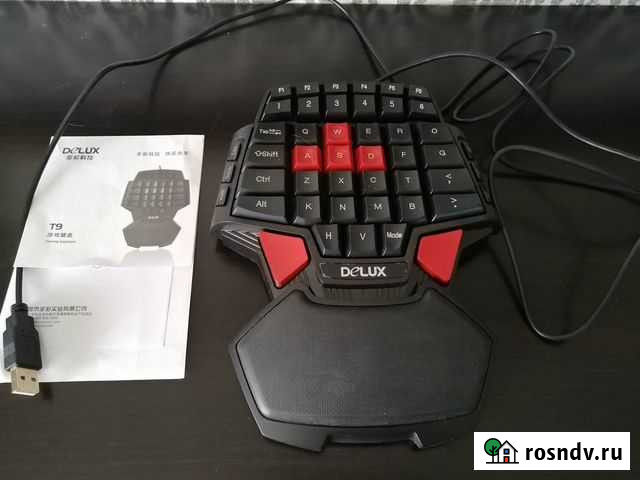 Игровая проводная клавиатура Delux T9 Уфа - изображение 1