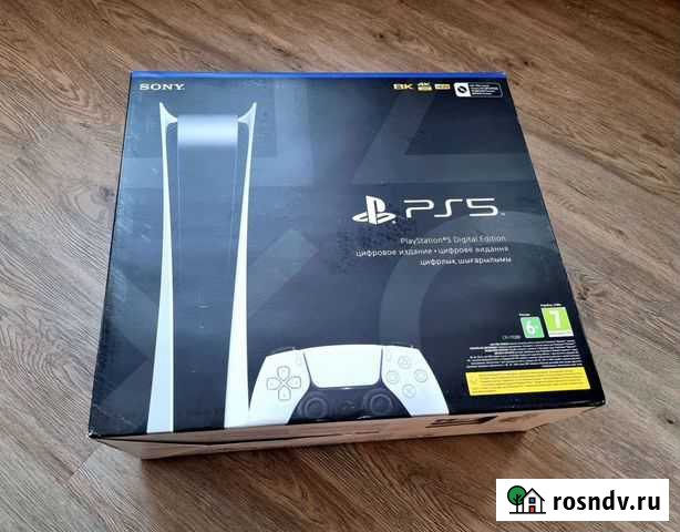 Sony PlayStation 5 digital + ps plus 12 мес, камер Барнаул - изображение 1