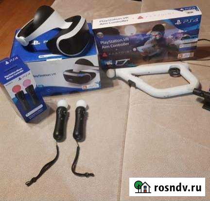 Шлем Vr Muvie автомат диски Sony PlayStation Рязань - изображение 1