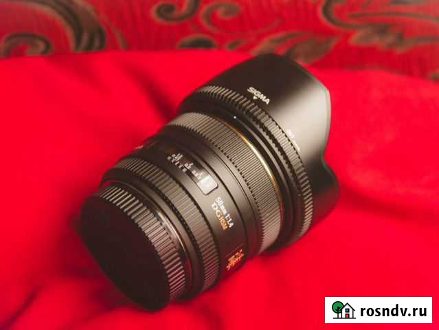 Портретный светосильный Sigma 50mm 1.4 для Canon Новосибирск - изображение 1