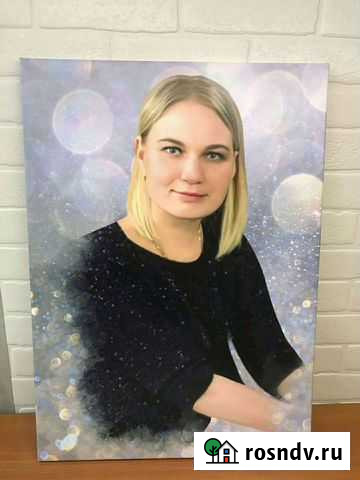 Портрет на натуральном холсте 004 Тверь - изображение 1