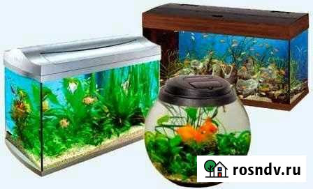 Новые аквариумы с крышкой Омск - изображение 1