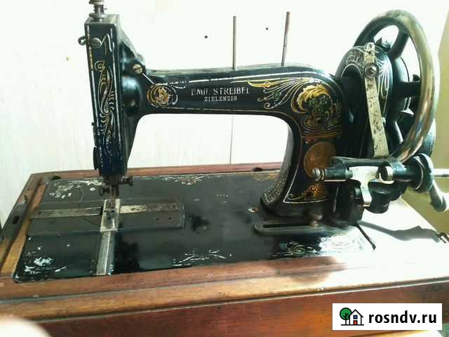 Антиквapнaя швейная машинка Ankеr-Werkе аg Hеngste Елец - изображение 1