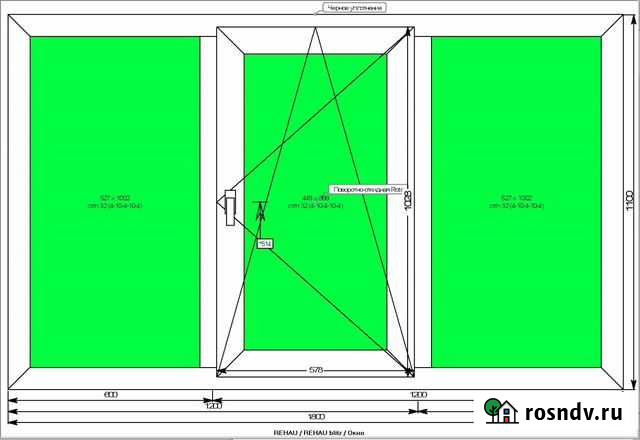 Окно пластиковое Rehau Москва - изображение 1