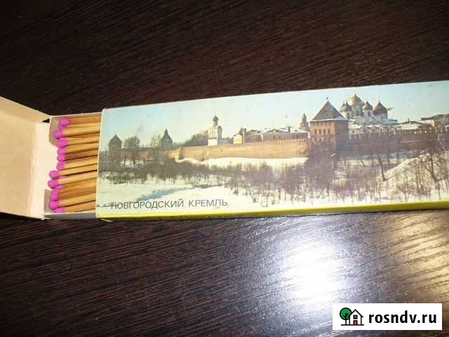 Спички каминные Новгородский кремль Великий Новгород - изображение 1