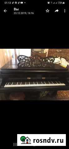 Старинный рояль Мюльбах в черном) Воскресенск - изображение 1