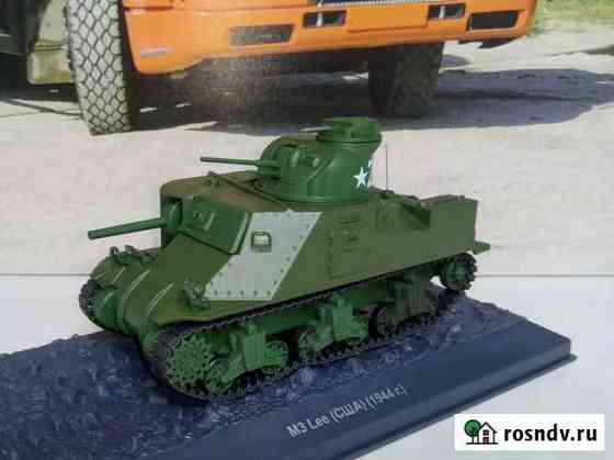 M3 Lee американский танк №14 с журналом Hachette Набережные Челны