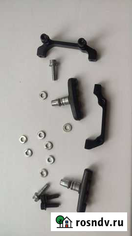 Адаптер Postmount передний 180мм, черны Новосибирск - изображение 1