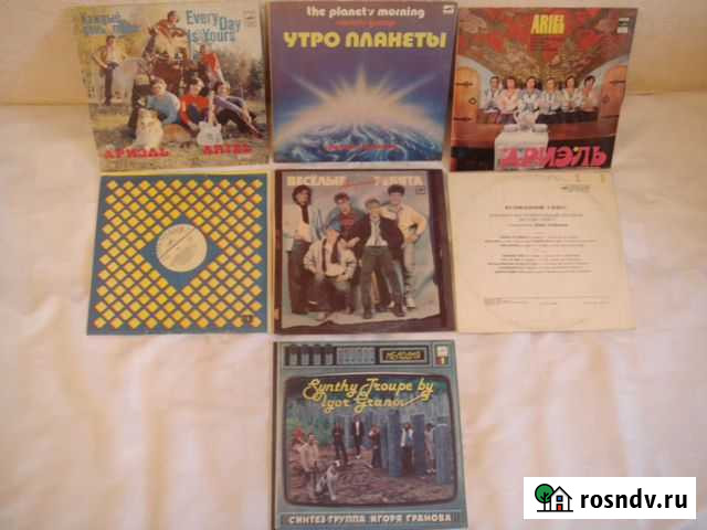 Винил:Ариэл/В.ребят/Гранов/Цветы/Барык/Кузьм/Роман Стерлитамак - изображение 1