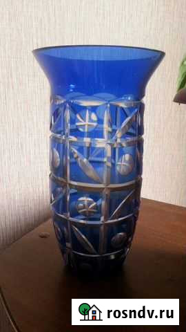 Хрустальная ваза СССР Саранск - изображение 1