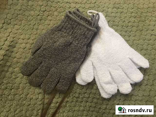 Скрабирующие перчатки-мочалка Москва - изображение 1