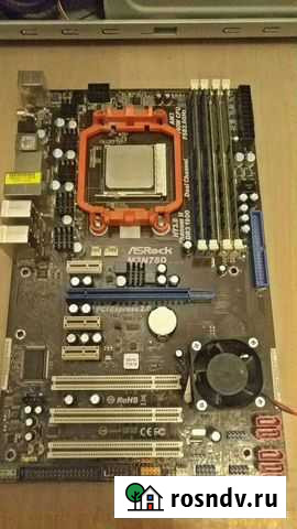 Материнская плата с процессором и памятью Тюмень - изображение 1