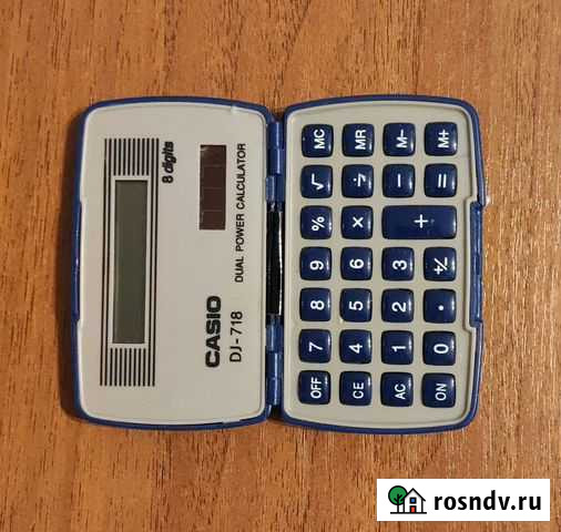 Калькулятор складной Casio карманный dj-718 Оренбург - изображение 1