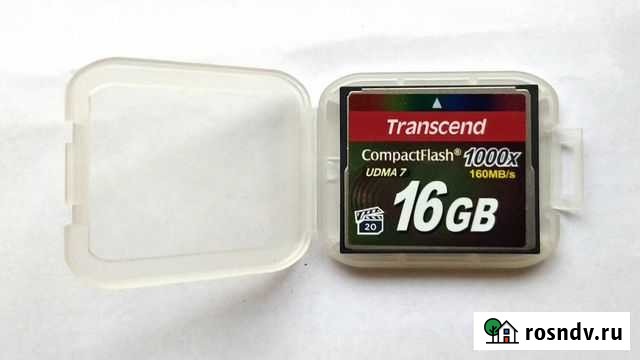 Transcend CF udma7 1000x 16 Gb Благовещенск - изображение 1