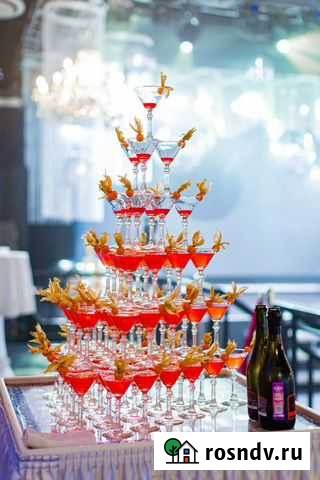 Бармен-шоу Пирамида из бокалов Коктейль-бар Мурманск - изображение 1