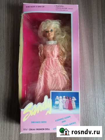 Новая кукла из 90-х в розовой коробке Sandy Анапа - изображение 1