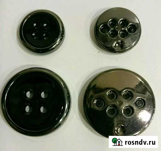 Пуговицы пластик 23 и 15 мм Щербинка - изображение 1
