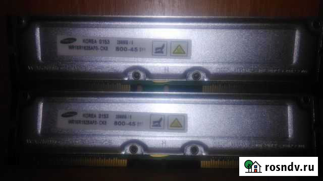 Память rambus 256Mb PC800 не ECC Щёлково - изображение 1