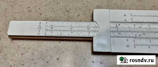 Логарифмическая линейка винтаж 1974г Нижний Тагил - изображение 1