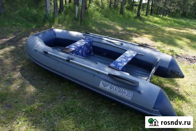 Лодка пвх Флагман 350 б/у Улан-Удэ - изображение 1