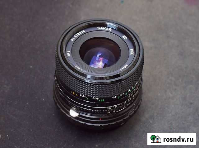 Sakar MC 28mm 2.8 + переходник Nikon (G - m4/3 MFT Евпатория - изображение 1