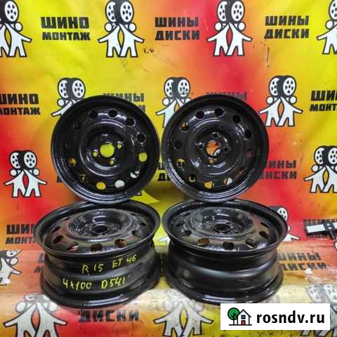 Диски Hyundai Solaris r15 4*100 et46 Владимир - изображение 1