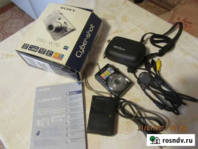 Продам фотоаппарат sony DSC-W70 Новосибирск - изображение 1