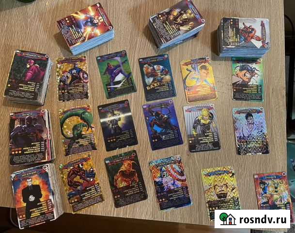 Карточки человек паук герои и злодеи Россошь - изображение 1