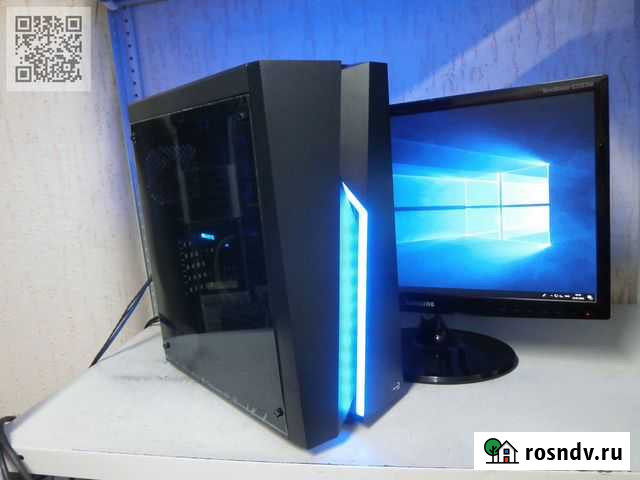 Игровой пк Ryzen 5 2600 + GTX 1660 Super нов Краснодар - изображение 1
