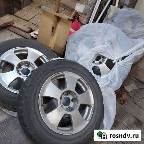 Колеса в сборе на литье рав4 225 60 16 Петрозаводск - изображение 1