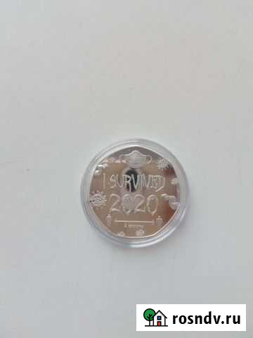 Монета Я пережил коронавирус Мурманск - изображение 1