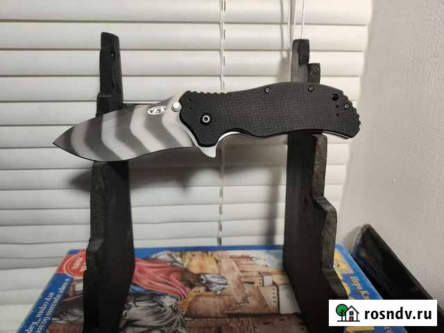 ZT 0350TS Tiger Stripe, сталь S30V минт Калининград - изображение 1
