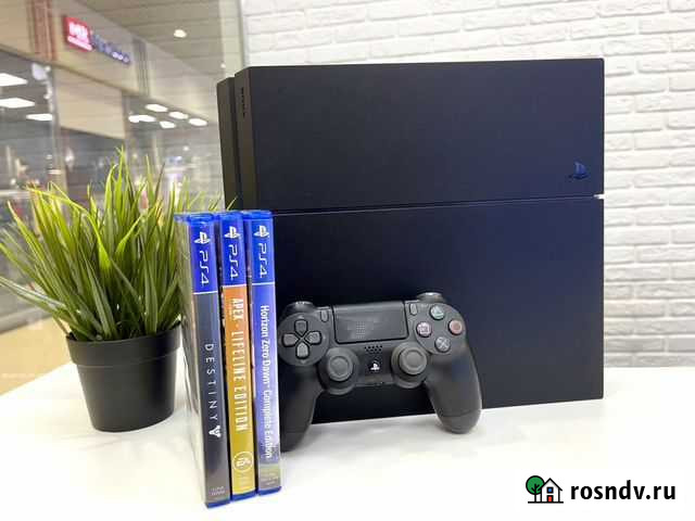 Sony PS4 матовая + гарантия игры Рязань - изображение 1